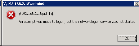 Problem with NETLOGON service