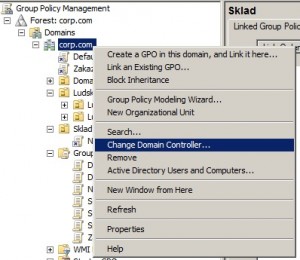 Change Domain Controller