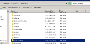 SYSVOL_dfsr directory