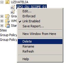 Delete linking