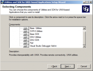 Unix SDK components